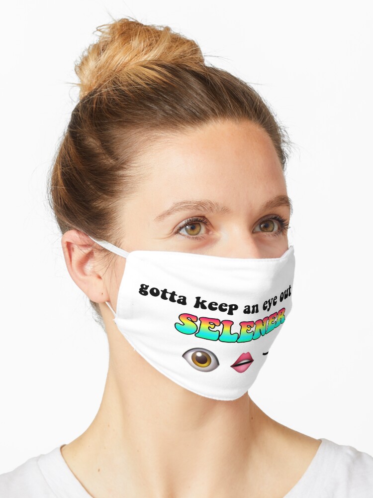 Gotta Keep An Eye Out For Selener Meme Mask By Moonlightsx Redbubble