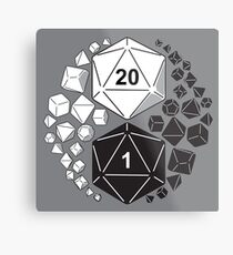 Gaming Yin Yang Metal Print