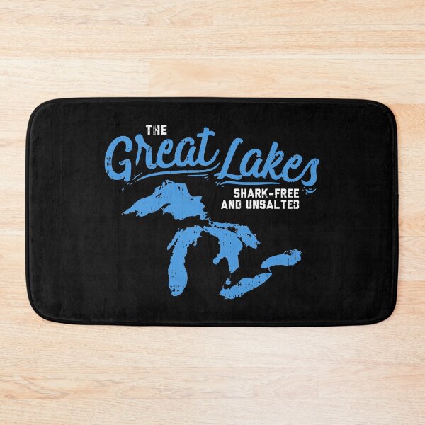 Item preview, Lake The Great Lakes Silhouette USA Border Gift designed and sold by Sandra78.