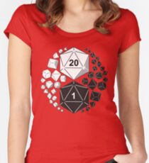 Gaming Yin Yang Women's Fitted Scoop T-Shirt
