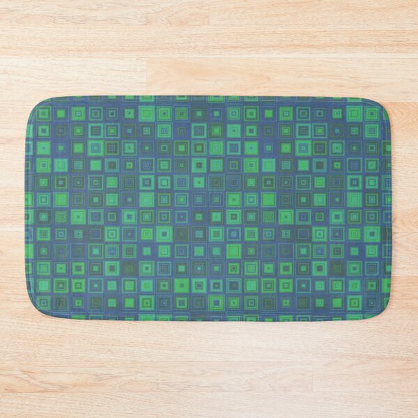 Item preview, Green Abstract Square Pattern designed and sold by parazitgoodz.