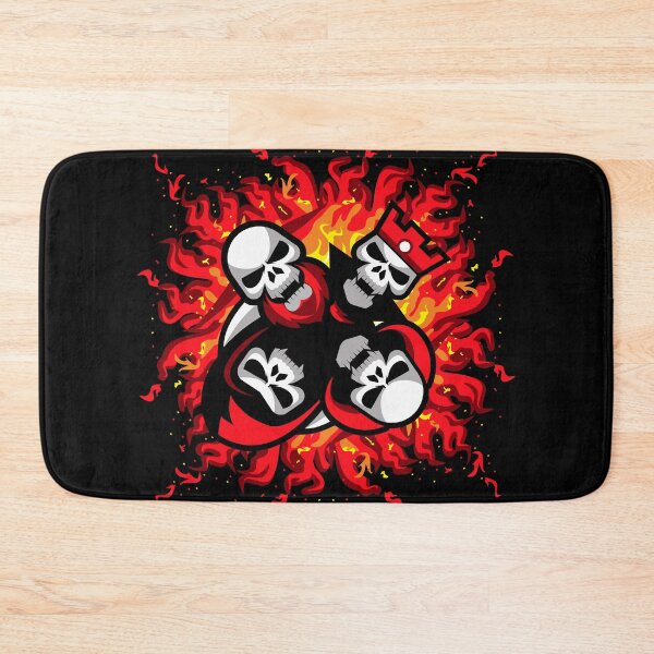 Item preview, Flaming Red Kingdom Skulls designed and sold by frittercritters.