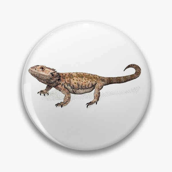 Item preview, Stippled Bearded Dragon designed and sold by SciDotArt.