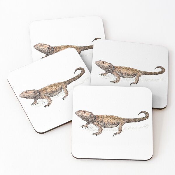 Item preview, Stippled Bearded Dragon designed and sold by SciDotArt.