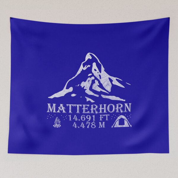Item preview, Matterhorn mountain hiking altitude difference Alps vacation designed and sold by DerNerd.