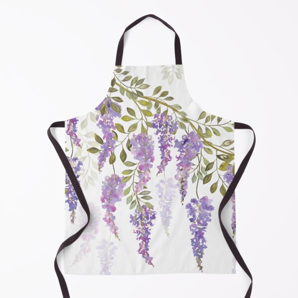 Wisteria Blossoms Apron