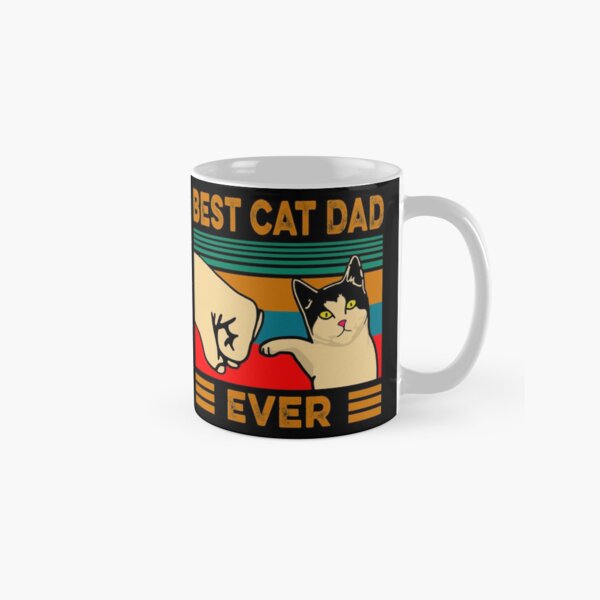 Mejor gato papá nunca Taza clásica