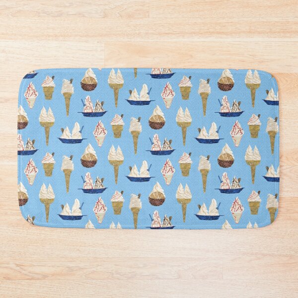 Item preview, ice cream - soft serve selection waved background designed and sold by crumpsticks.