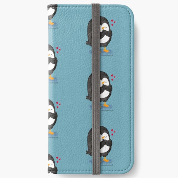 Penguin in Love 2 iPhone Wallet