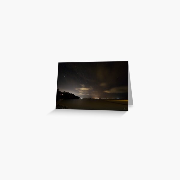 Across Trinity Inlet @ Night Greeting Card