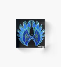"Blue Crest" Acrylic Block