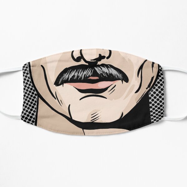Pop Art Male Flat Mask
