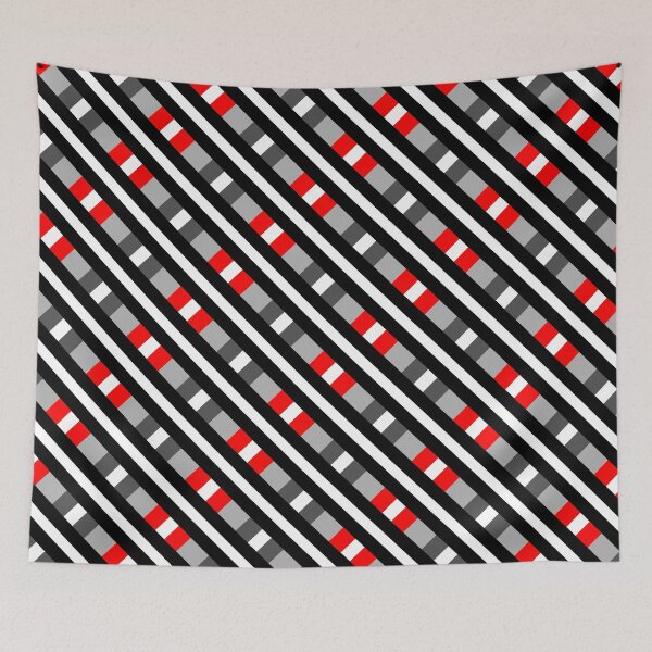 Item preview, Black, White, Grey and Red Pattern designed and sold by williamcuccio.