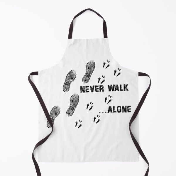 Item preview, Never walk alone bunny rabbit shoe print designed and sold by DerNerd.