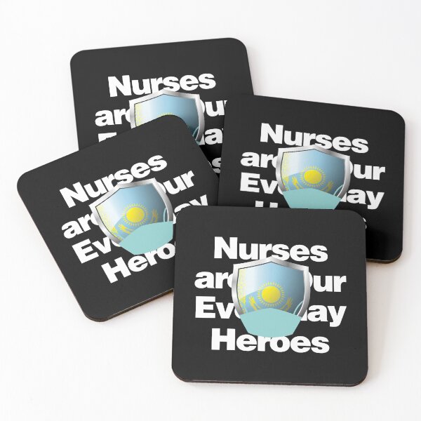 Item preview, Kazakhstan Nurses are Everyday Heroes designed and sold by HelloFromAja.