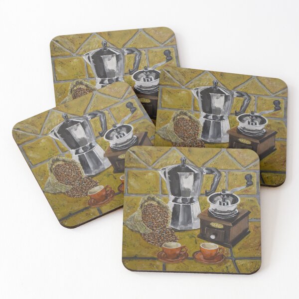 Item preview, Travertine and Coffee designed and sold by ThimblePeak.