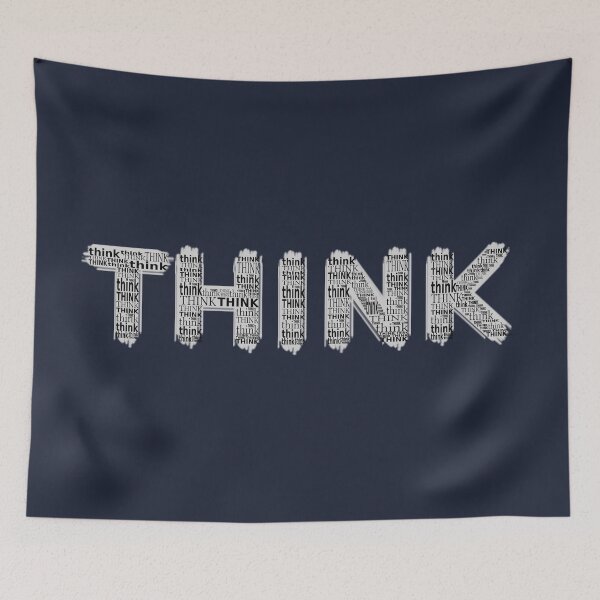 Item preview, Think in THINK (gray) designed and sold by tuzlay.