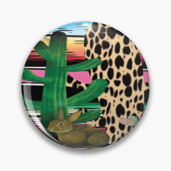 Item preview, Fiesta Serape Cheetah Cactus Flower Cacti Rabbit designed and sold by AZGuzmans.