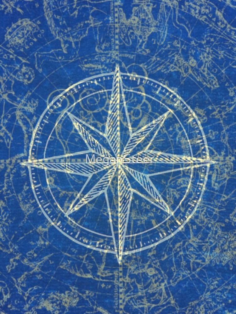 Map of the Heavens in Blue by MeganSteer