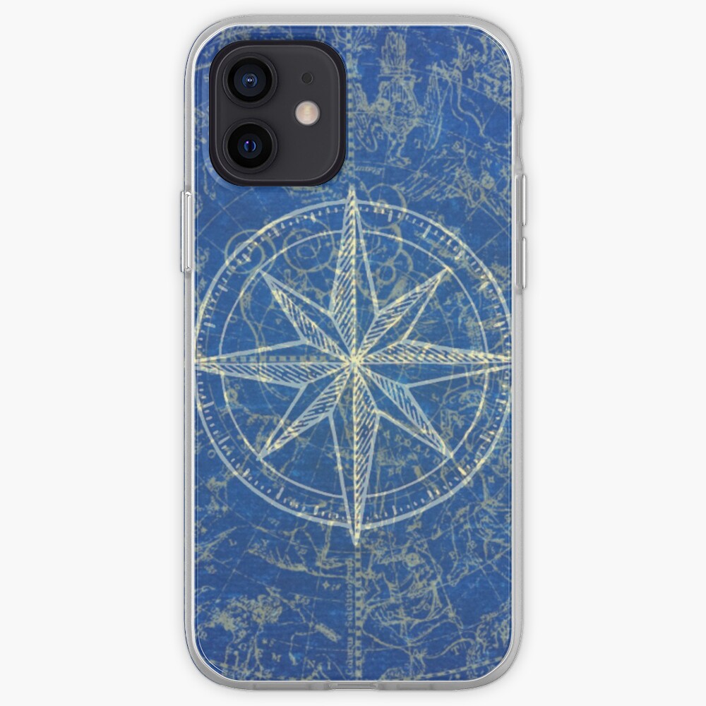 Map of the Heavens in Blue iPhone Case & Cover
