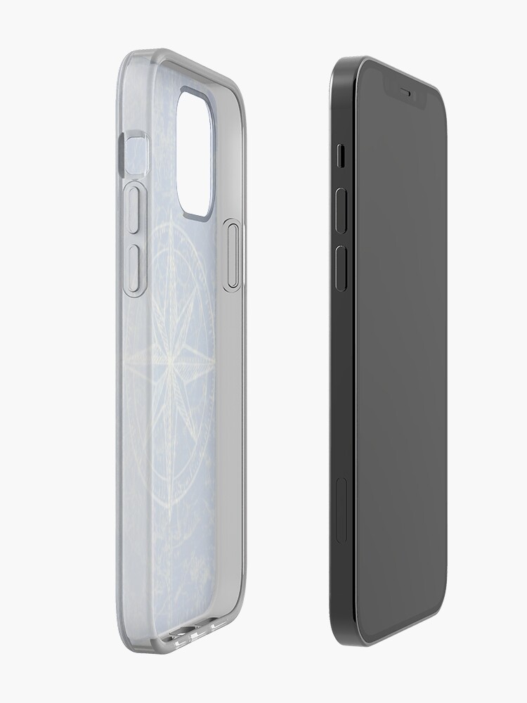 Alternate view of Map of the Heavens in Blue iPhone Case & Cover