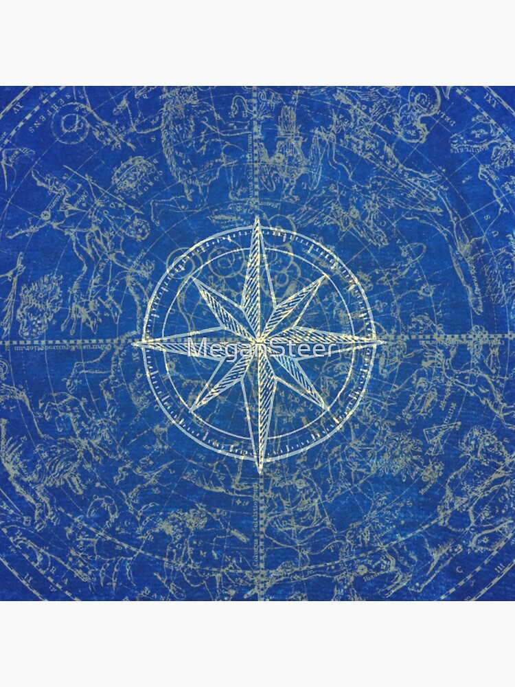 Map of the Heavens in Blue by MeganSteer