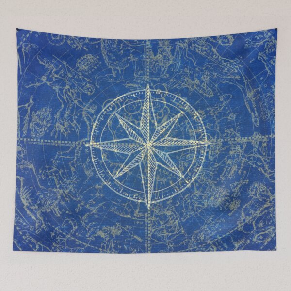 Item preview, Map of the Heavens in Blue designed and sold by MeganSteer.