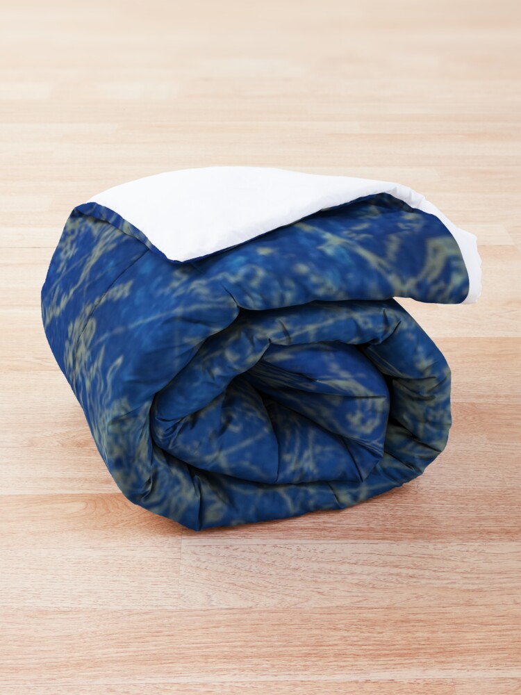 Thumbnail 4 of 6, Comforter, Map of the Heavens in Blue designed and sold by MeganSteer.