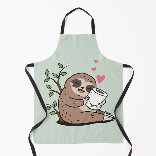 Item preview, Happy Sloth Hugging Toilet Paper Roll designed and sold by GikiGiri.