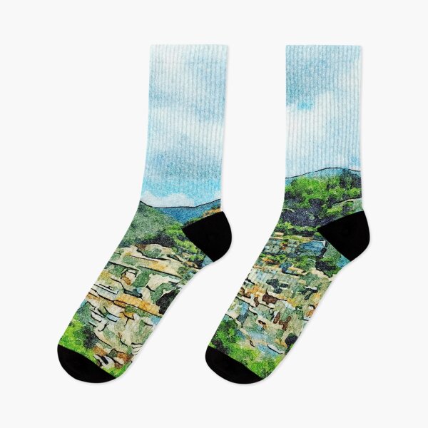 Item preview, Landscape with village designed and sold by Giuseppe Cocco.