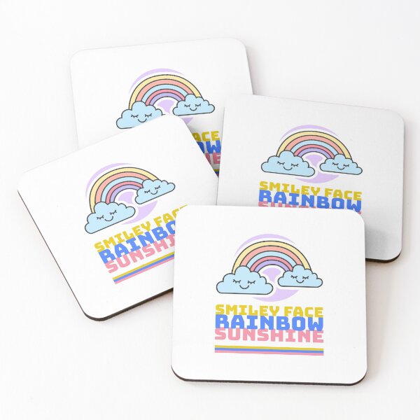 Item preview, Smiley face, Rainbow sunshine Unicorn  designed and sold by Got-Ya-Bak.