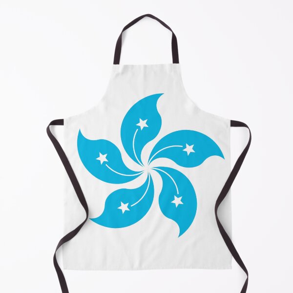 Item preview, Blue Dye Hong Kong Black Orchid Blossom Emblem designed and sold by Dator.