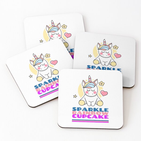 Item preview, Sparkle Rainbow Cupcake Unicorn designed and sold by Got-Ya-Bak.
