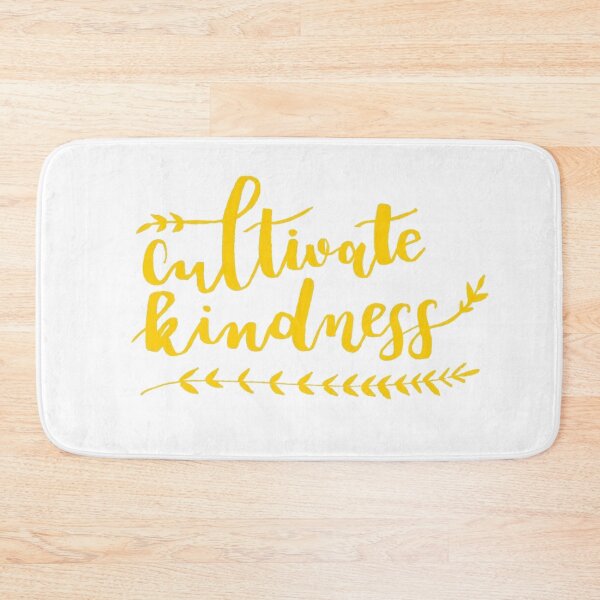 Item preview, Cultivate Kindness Positive Quote Yellow designed and sold by faithful-ink.
