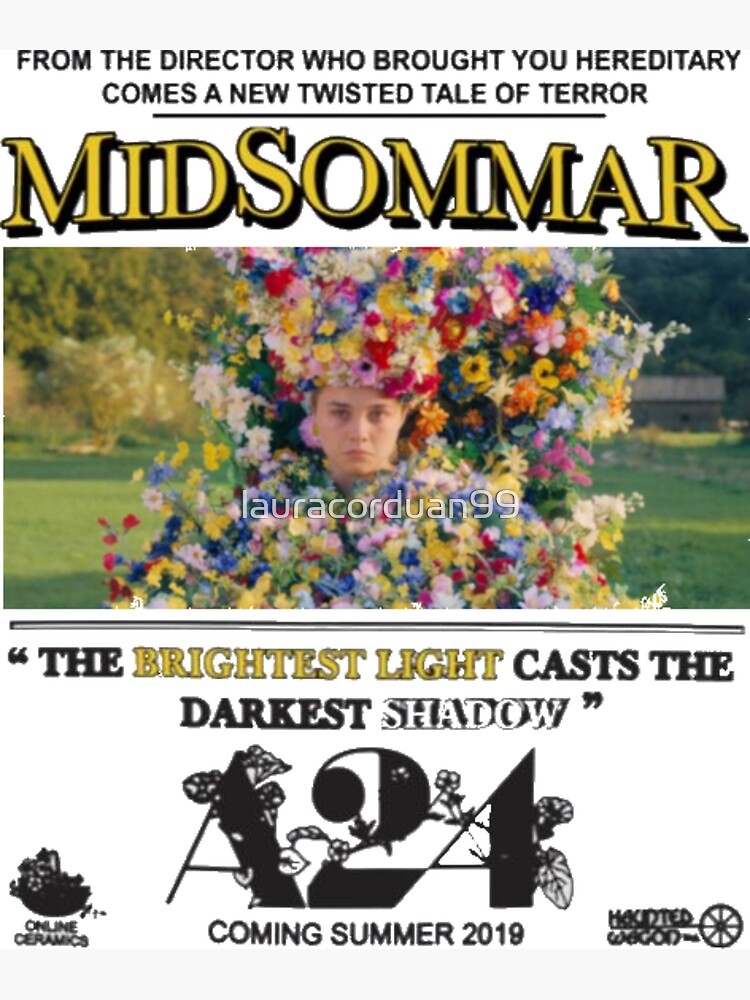 "MIDSOMMAR A24" Poster For Sale By Lauracorduan99 | Redbubble