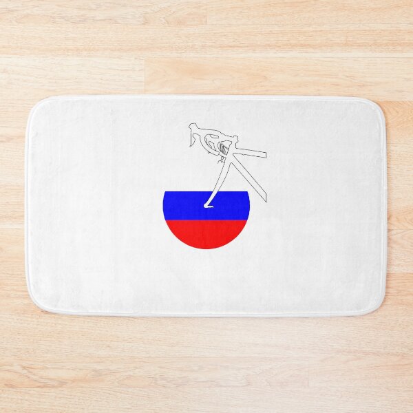 Item preview, Road Bicycle Russia Flag designed and sold by RabeDesigns.