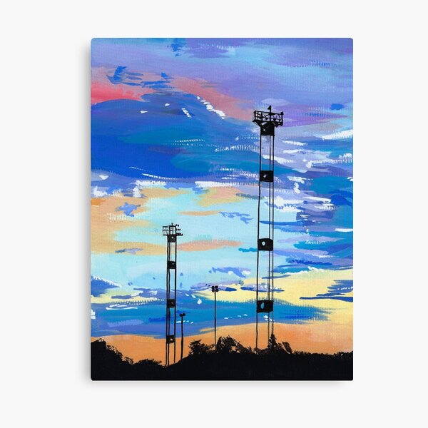 Sunset in Montréal Canvas Print