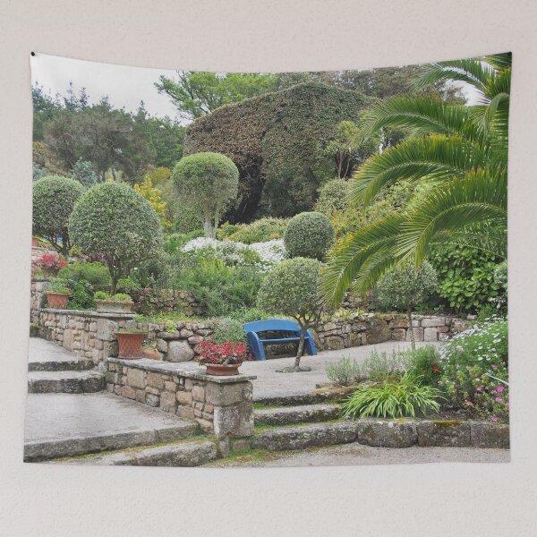 Item preview, The Blue Seat - Tresco Abbey Gardens, Scilly Isles designed and sold by niki2028.