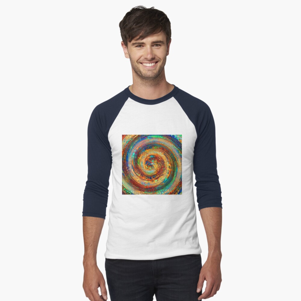 Item preview, Baseball ¾ Sleeve T-Shirt designed and sold by blackhalt.
