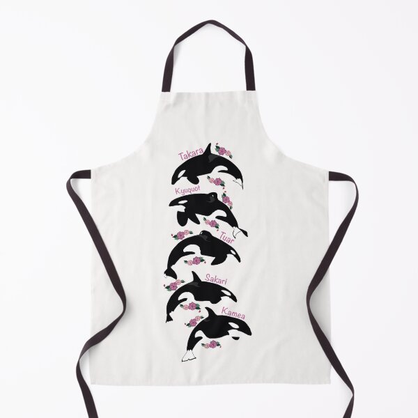 Item preview, The SeaWorld San Antonio killer whale Pod flower art designed and sold by Animaldesigns24.