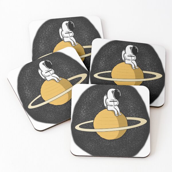 Item preview, Astronaut on Saturn designed and sold by Timo Dubisar.