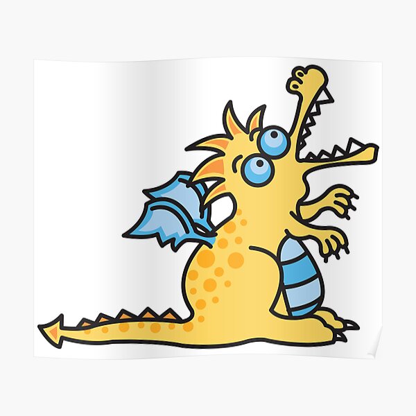 Yellow Magic Dragon Poster