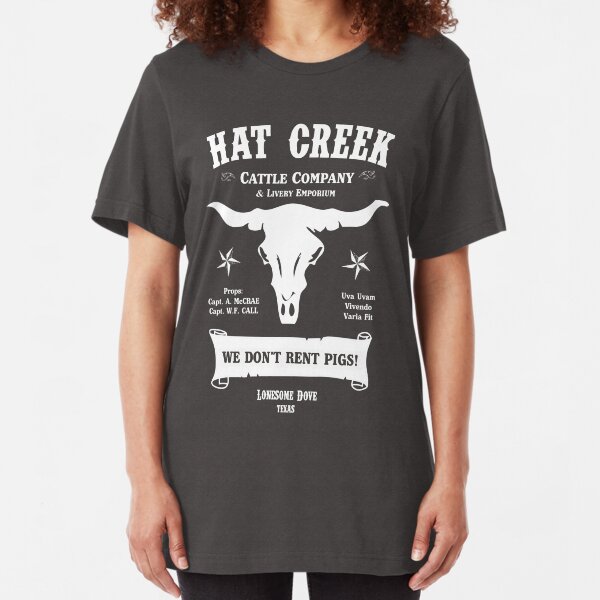 Hat Creek Cattle Company - Lonesome Dove Slim Fit T-Shirt