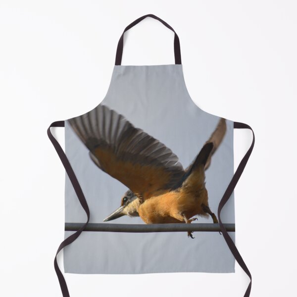 Item preview, Aerial Kingfisher- Kingfisher sitting on a TV Aerial- New Zealand Birds designed and sold by lizdomett.