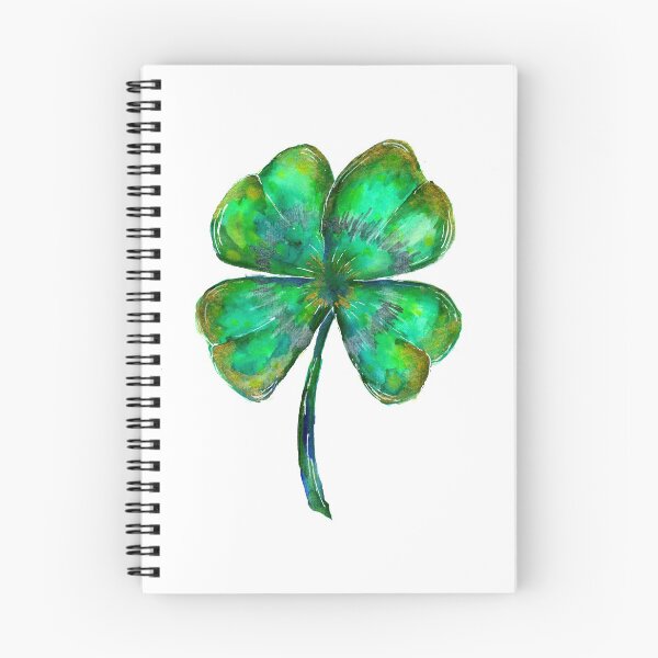 Item preview, Four Leaf Clover Watercolor designed and sold by Sebastian Grafmann.