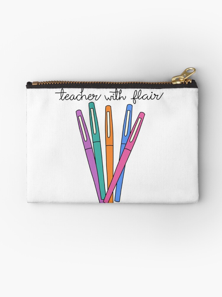 Teacher with Flair Quote with Flair Pen Bundle Greeting Card for