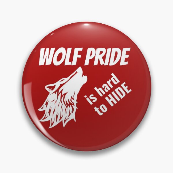 Item preview, Wolf Pride is Hard to Hide - Red designed and sold by TMIstories.