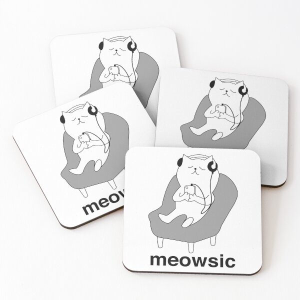 Item preview, MEOWSIC CHILLOUT CAT designed and sold by AABUZ.