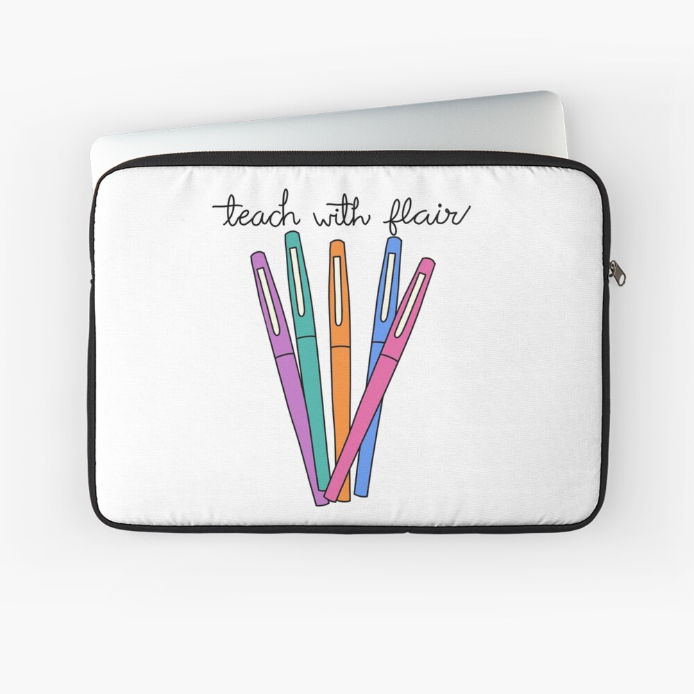 Teacher with Flair Quote with Flair Pen Bundle Greeting Card for