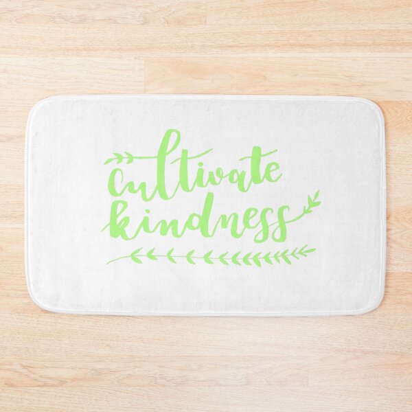 Item preview, Cultivate Kindness Positive Quote Light Green designed and sold by faithful-ink.